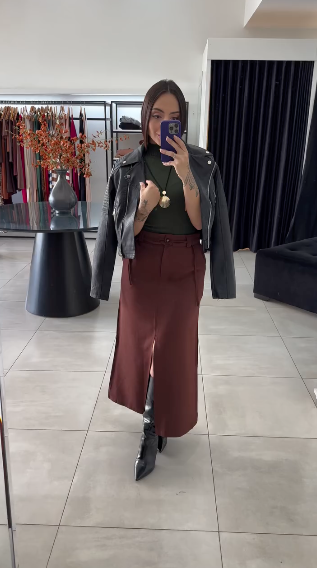 Ref.114 | Vestido Longo + Jaqueta